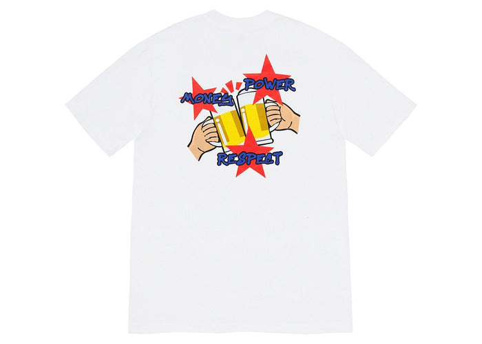 Supreme Money Power Respect Tee White