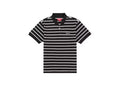 Supreme Washed Stripe Polo Black