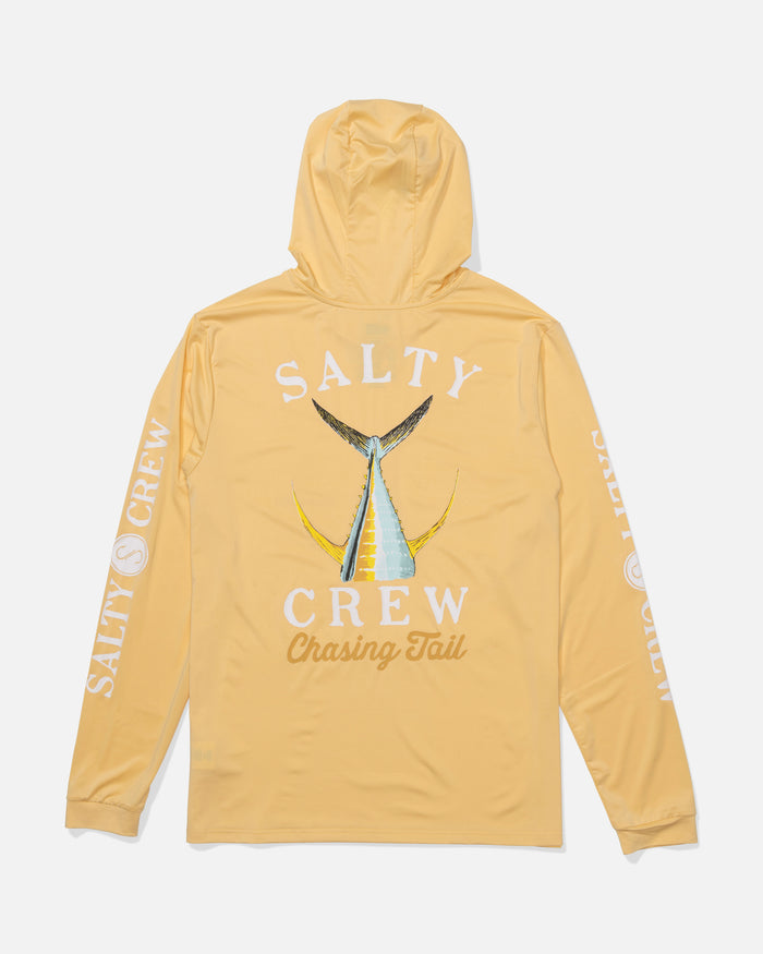 Tailed Hood Sunshirt - Light Orange