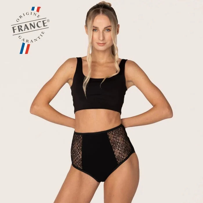 Culotte Menstruelle Taille Haute ORNETA Flux Moyen (Jour) - SO'CUP