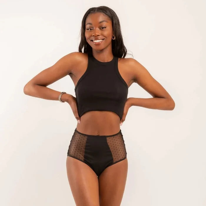 Culotte Menstruelle Taille Haute SPLENDEA Flux Abondant (Nuit) - SO'CUP