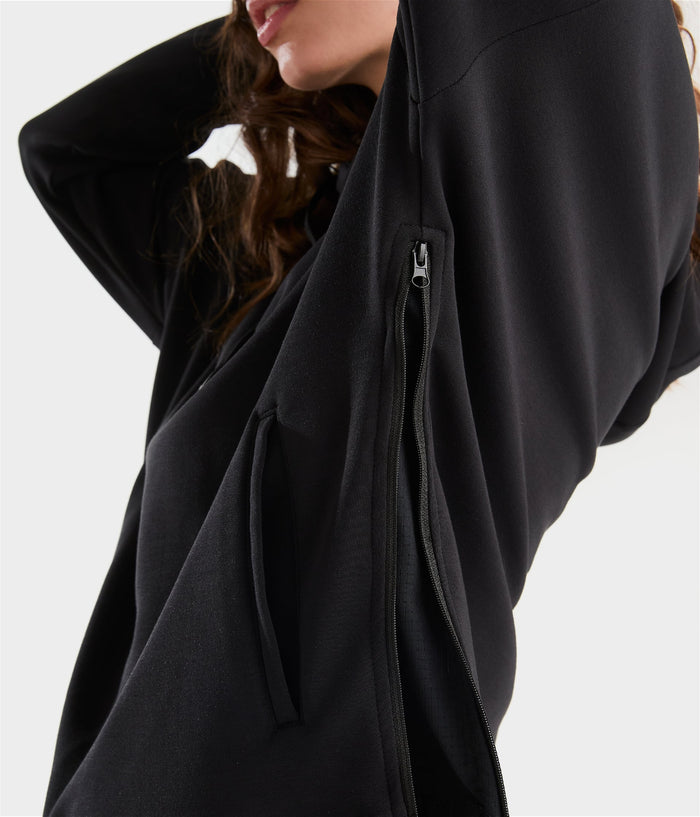 Team Hoodie | Sweat-shirt noir d'équitation à capuche femme | Horse Pilot| Horse Pilot