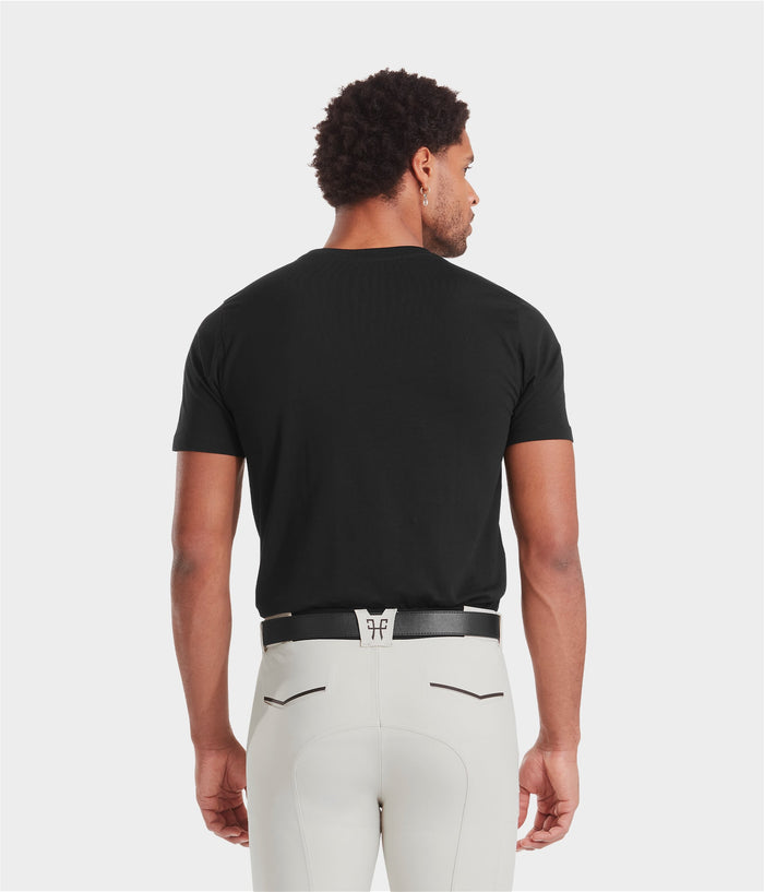 Team Shirt | Black | T-shirt d'équitation | Horse Pilot