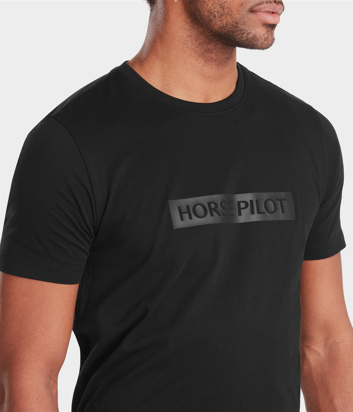 Team Shirt | Black | T-shirt d'équitation | Horse Pilot