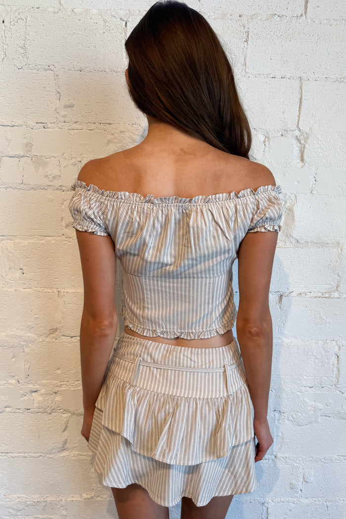 The Sutton Top Brown Back, adeline boutique, dallas boutique, boutique