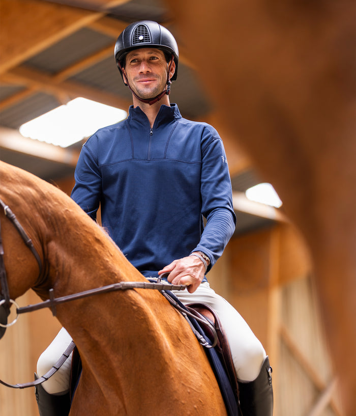 Thermal long-sleeved riding T-shirt for men