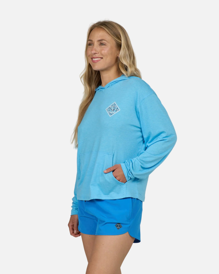 Tippet Fill Tech Hoody - Pool Blue