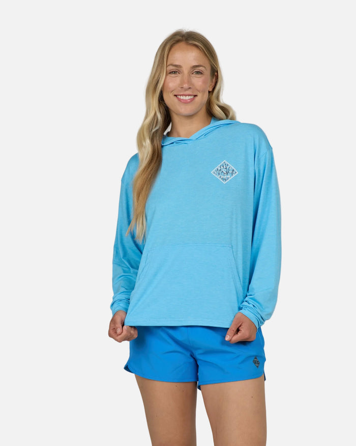 Tippet Fill Tech Hoody - Pool Blue