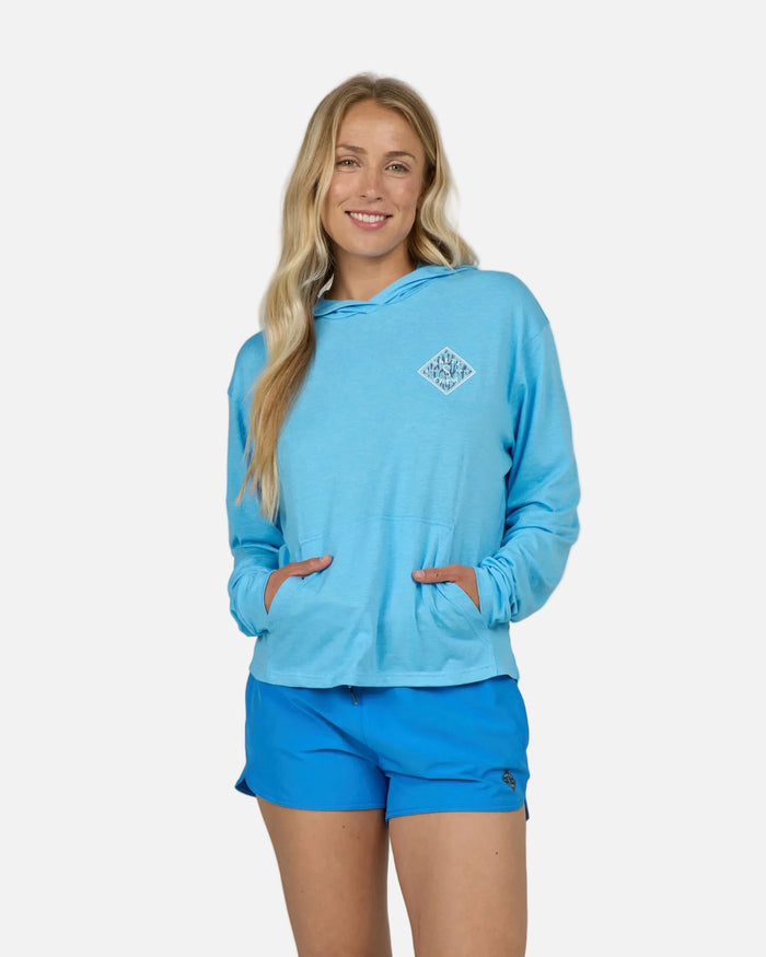 Tippet Fill Tech Hoody - Pool Blue