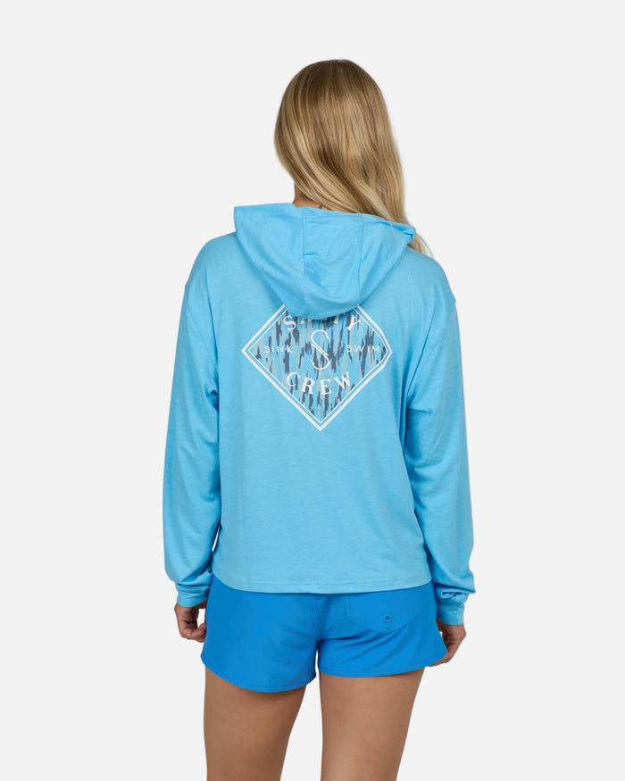 Tippet Fill Tech Hoody - Pool Blue