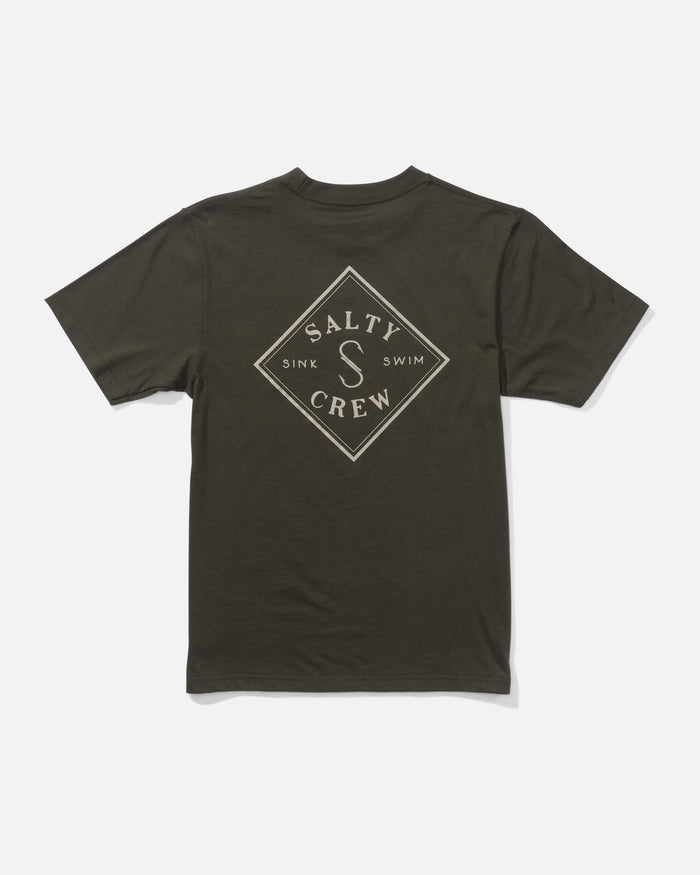 Salty crew T-SHIRTS S/S Tippet  S/S Tee Kids - Dusty Olive in DUSTY OLIVE