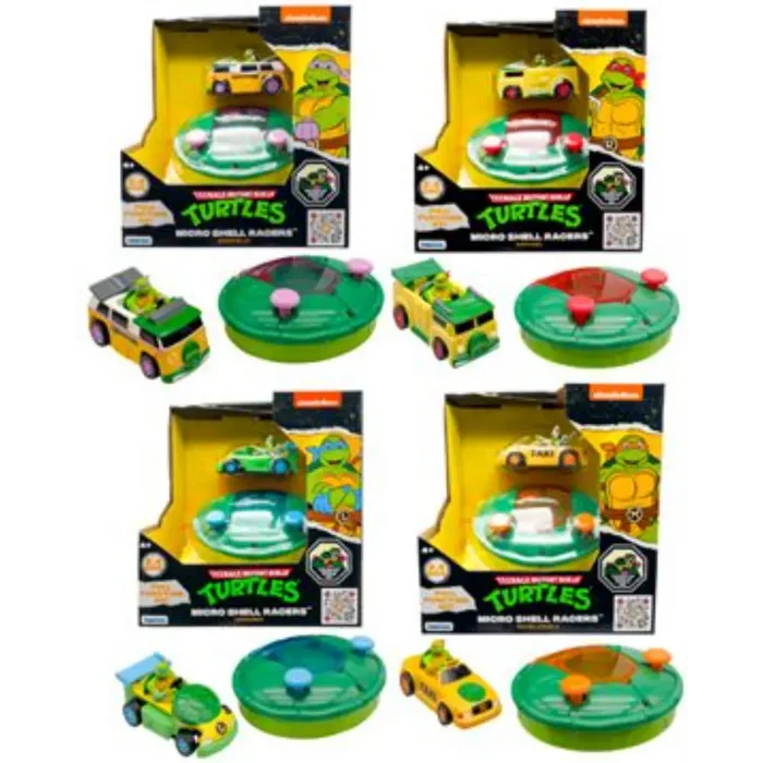 TMNT Rc Micro Shell Racers 4 Assortment Battery Operated