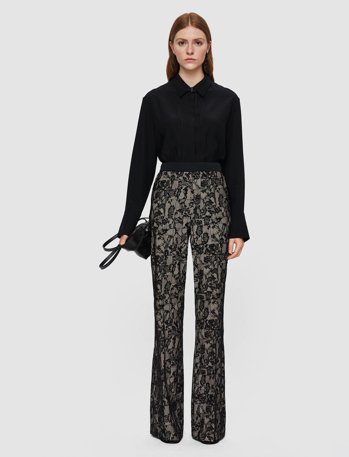 Multicolour Tokyo Patchwork Lace Trousers - Joseph