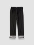 Black Tottenham Cotton Blend Trousers - Joseph