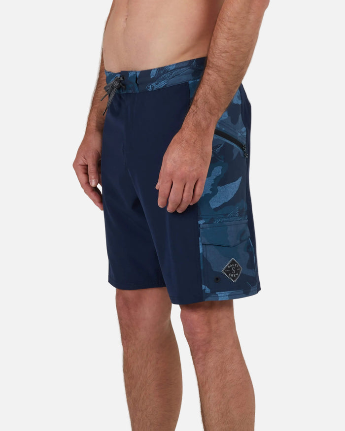 Salty Crew Men - Transom Utility Boardshort - Blue Camo