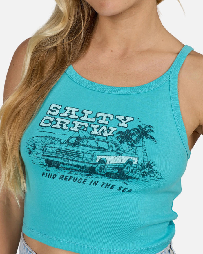 Truck Stop Tank - Turquoise