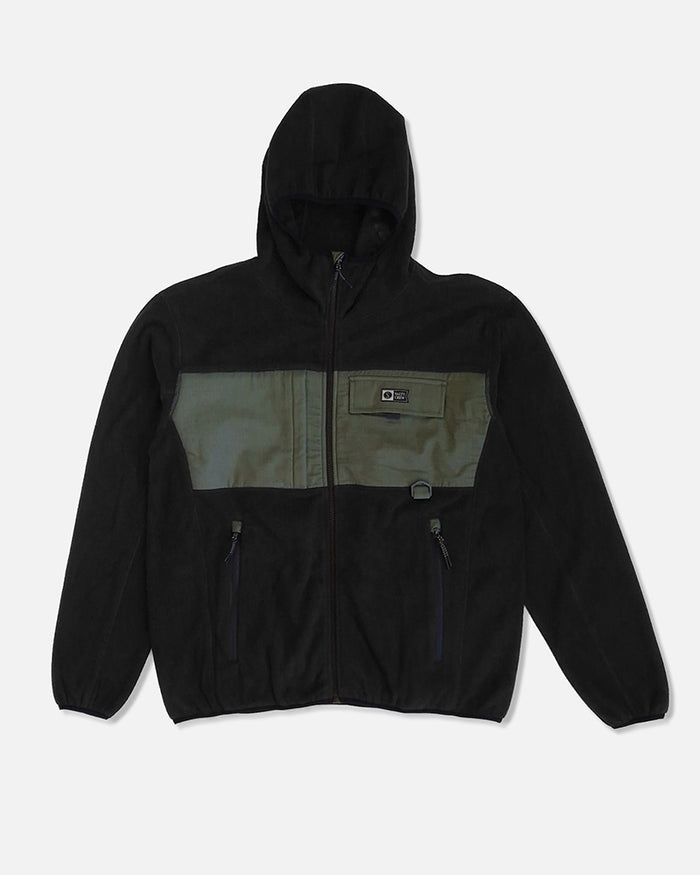 Tundra Polar Fleece Hood - Black