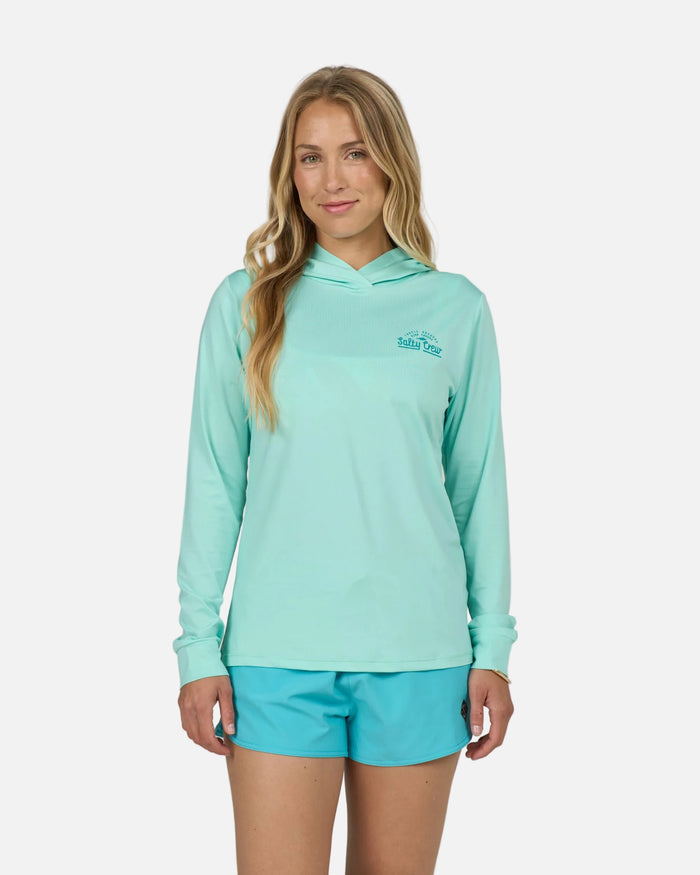 Unscripted Hooded Sunshirt - Mint