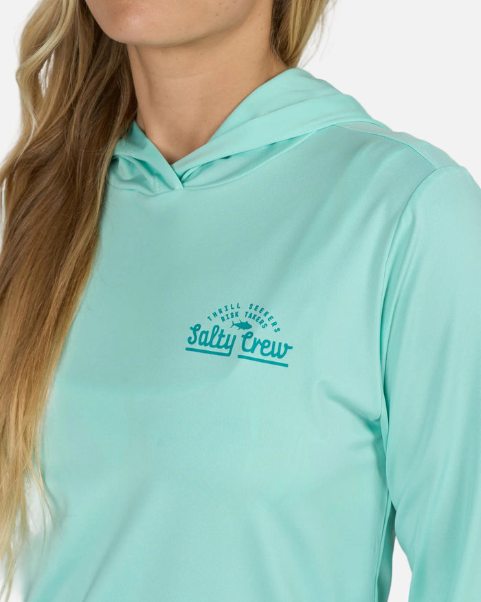 Unscripted Hooded Sunshirt - Mint
