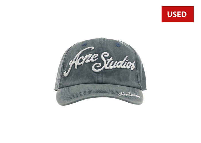 (USED) Acne Studios Logo Baseball Cap 'Faded Blue'