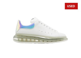 (USED) Alexander McQueen Oversized Sneaker 'Clear Sole - Iridescent' - Sz 10.5