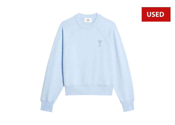 (USED) Ami Tonal Sweatshirt 'Sky Blue'