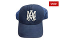 (USED) Amiri Ma Canvas Hat Blue Trucker