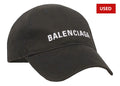(USED) Balenciaga Logo Cap Black/White