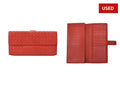 (USED) Bottega Veneta Wallet Red