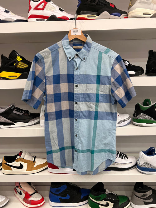 (USED) Burberry Button Up Blue