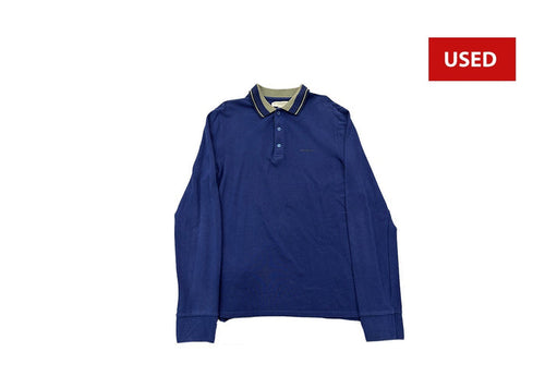 (USED) Burberry Navy Collared Shirt