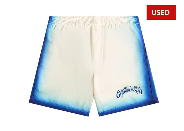 (USED) Casablanca Printed Jacquard Monogram Swim Short