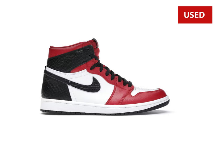 (USED) Jordan 1 Retro High Satin Snake Chicago - Sz 5.5