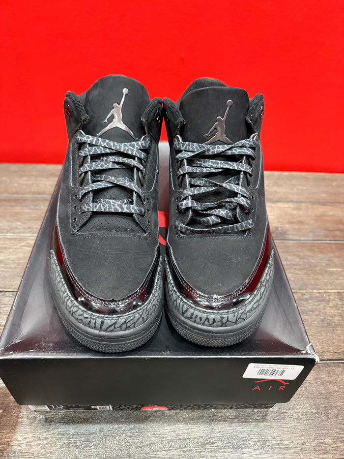 (USED) Jordan 3 Retro Black Cat (2025) - Sz 13