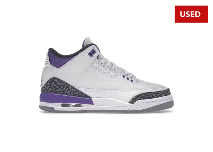 (USED) Jordan 3 Retro Dark Iris (GS) - Sz 6
