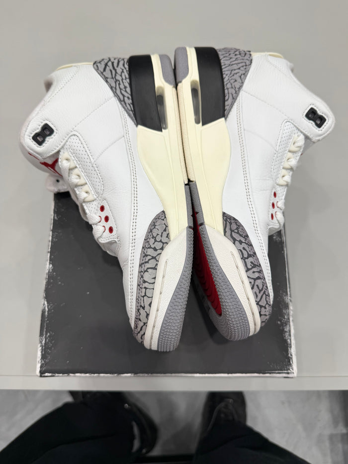 (USED) Jordan 3 Retro White Cement Reimagined - Sz 8.5