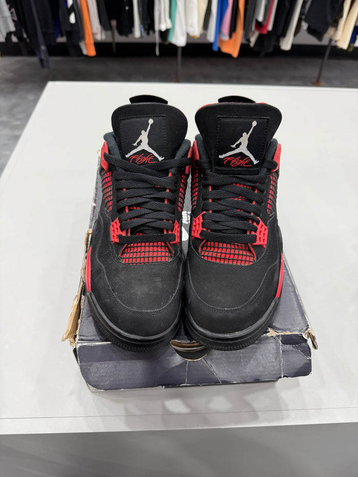 (USED) Jordan 4 Retro Red Thunder - Sz 8.5