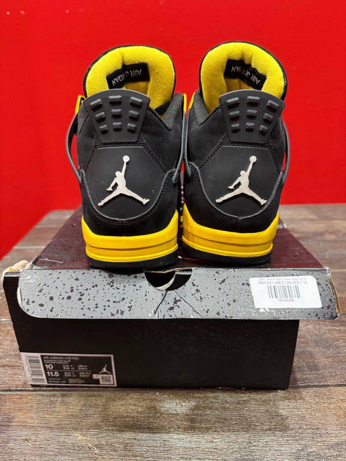 (USED) Jordan 4 Retro Thunder (2023) - Sz 10