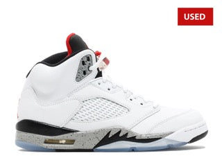 (USED) Jordan 5 Retro White Cement - Sz 10.5