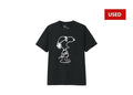 (USED) KAWS x Uniqlo x Peanuts Joe Kaws Yawn Outline Tee Black