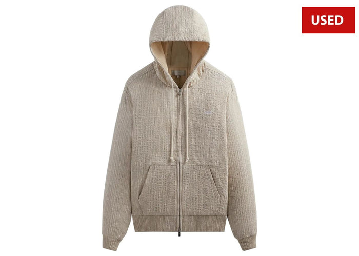 (USED) Kith Slub Boucle Sierra Zip Hoodie Canvas