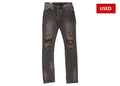 (USED) Ksubi Van Winkle Angst Fire Patch Jean 'Black'