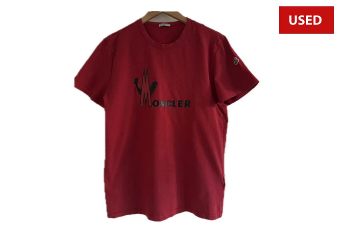 (USED) Moncler  T-Shirt Burgundy