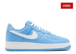 (USED)  Nike Air Force 1 Low '07 Retro Color of the Month University Blue- Sz 11.5