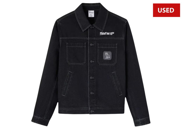 (USED) OVO x Friday The 13th Denim Slasher Jacket Black Rigid