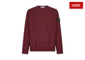 (USED) Stone Island crewneck sweatshirt Maroon