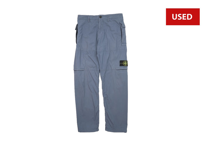 (USED) Stone Island Straight Leg Cargo Pants Blue