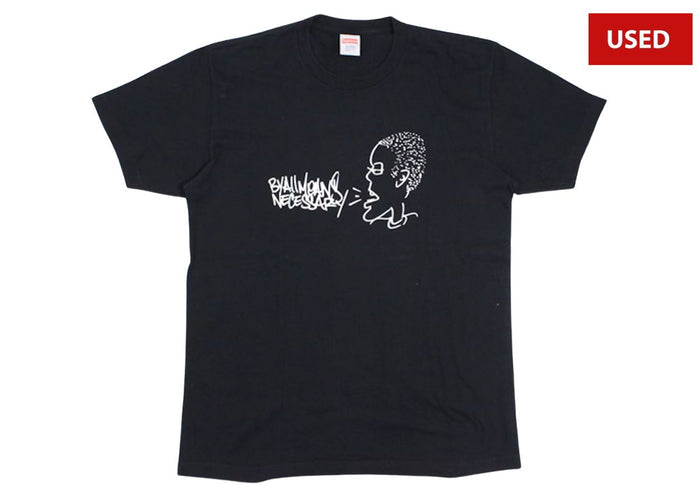 (USED) Supreme All Means Tee Black