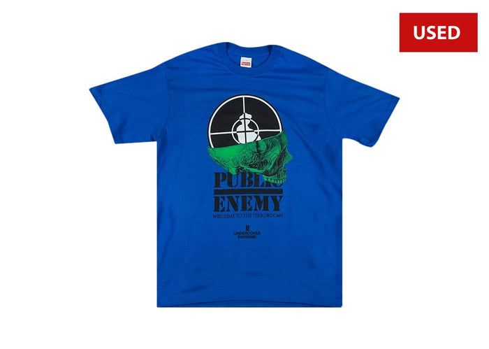 (USED) Supreme x Undercover x Public Enemy Terrordome T-Shirt 'Royal Blue'