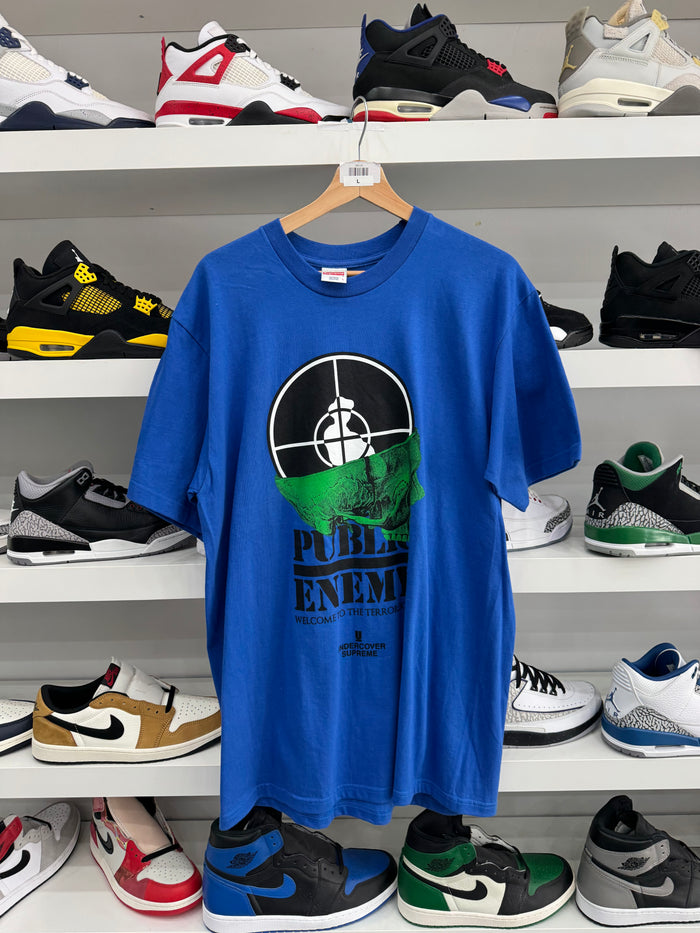 (USED) Supreme x Undercover x Public Enemy Terrordome T-Shirt 'Royal Blue'